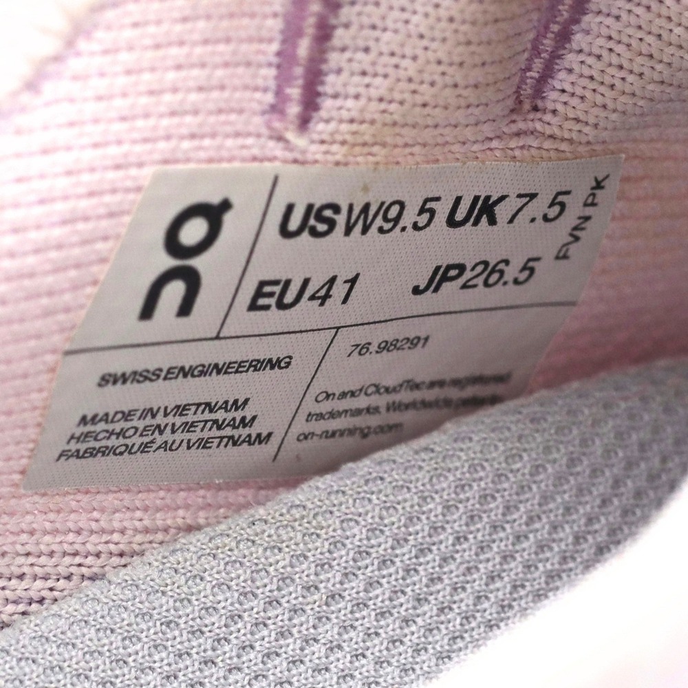 On Cloud CloudEasy Sneakers Women 9.5 Lavender Purple Excellent Running Shoes - Picture 12 of 12